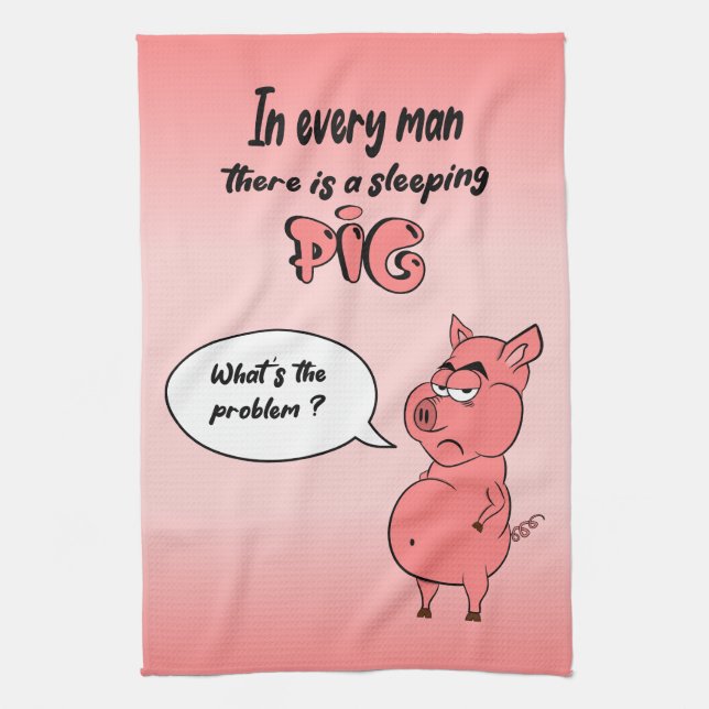 Paño De Cocina Linge De Cuisine Ronchon le cochon (Vertical)