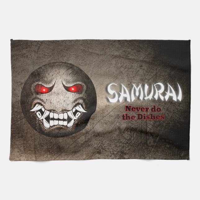 Paño De Cocina Linge De Cuisine Samouraïmoji Vintage (Horizontal)