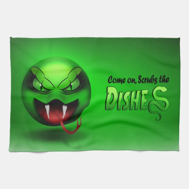 Paño De Cocina Linge De Cuisine Snakemoji (Horizontal)