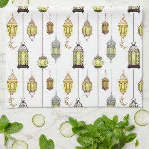 Paño De Cocina Linternas Ramadan Mubarak Oriental Árabe Musulmán
