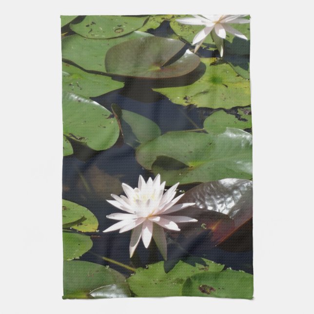 Paño De Cocina Lirio de agua (Vertical)