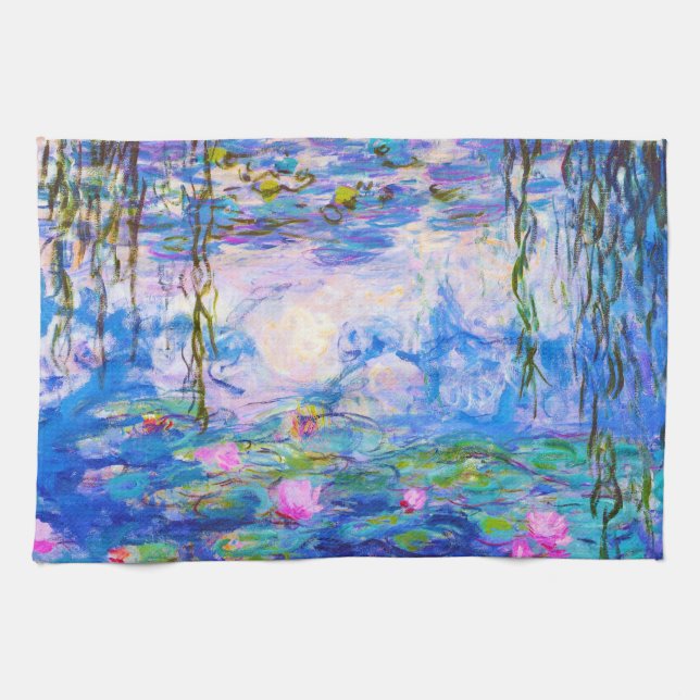 Paño De Cocina Lirios de agua Claude Monet (Horizontal)