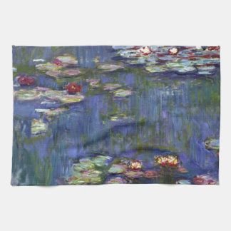 Paño De Cocina Lirios de agua de Claude Monet