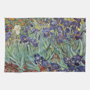 Paño De Cocina Lirios de Van Gogh Pintura Impresionista
