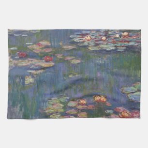 Paño De Cocina Lirios del agua de Claude Monet