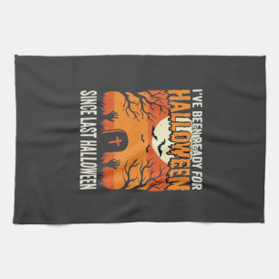 Paño De Cocina Listo para el diseño de cementerio de Halloween_1