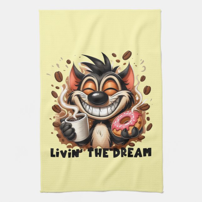 Paño De Cocina Livin the Dream (Vertical)
