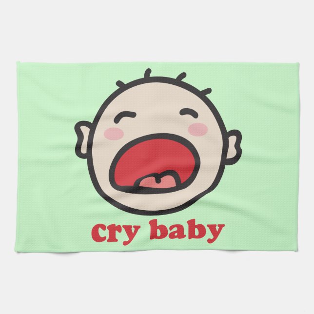 Paño De Cocina Llorar bebé (Horizontal)