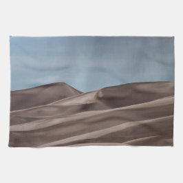 Paño De Cocina Lluvia en las grandes dunas de arena