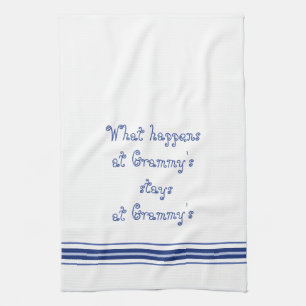 Paño De Cocina Lo que pasa en las estadías de Grammy en la de Gra