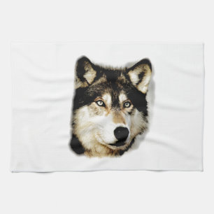 Paño De Cocina Lobo Motivador Único