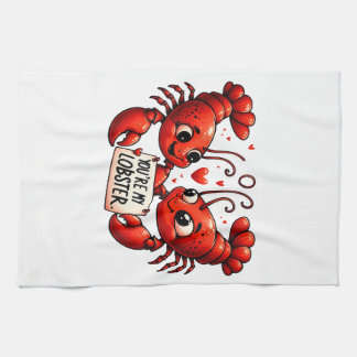 Paño De Cocina Lobster Love Puns