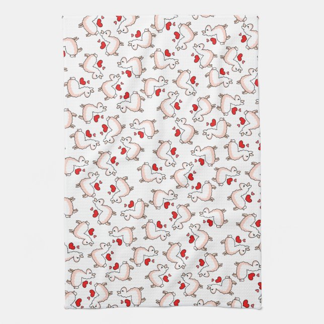 Paño De Cocina Locura de la llama (Vertical)