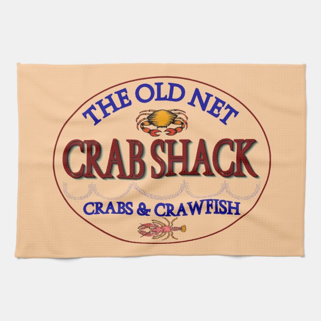 Paño De Cocina Logo de Crab Shack (Horizontal)