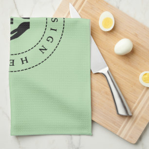 Paño De Cocina Logotipo comercial simple y promoción de Personali