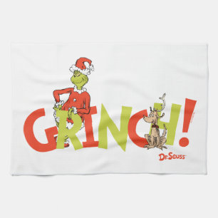 Paño De Cocina ¡Logotipo del personaje Grinch! Gráfico