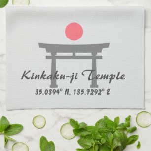 Paño De Cocina Longitud del templo Kinkaku-ji