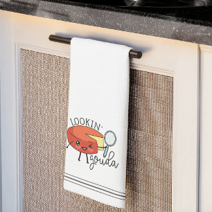 Paño De Cocina Lookin' Gouda Cute Gracioso Chese Pun