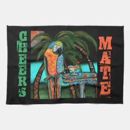 Paño De Cocina Loros de Fiesta            