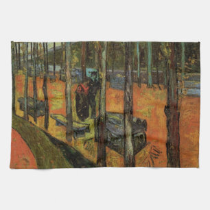 Paño De Cocina Los Alyscamps (Cementerio) por Vincent van Gogh