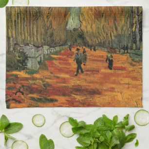 Paño De Cocina Los Alyscamps (Cementerio) por Vincent van Gogh