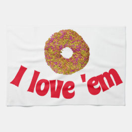 Paño De Cocina Los amo