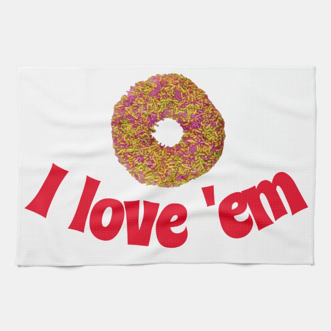 Paño De Cocina Los amo (Horizontal)