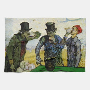 Paño De Cocina Los bebedores por Vincent van Gogh