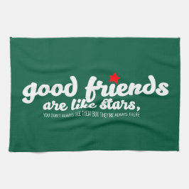 Paño De Cocina Los buenos amigos son como las estrellas