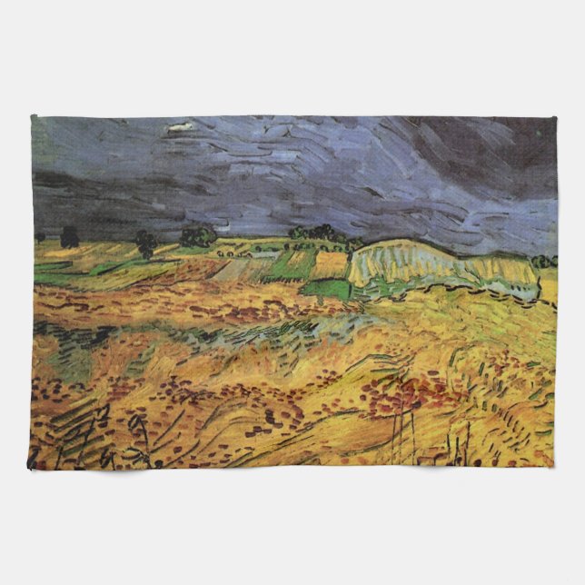 Paño De Cocina Los campos de Vincent van Gogh (Horizontal)