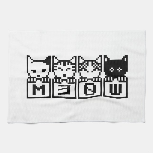 PAÑO DE COCINA LOS CATS M30W DE 8 BITS (Horizontal)