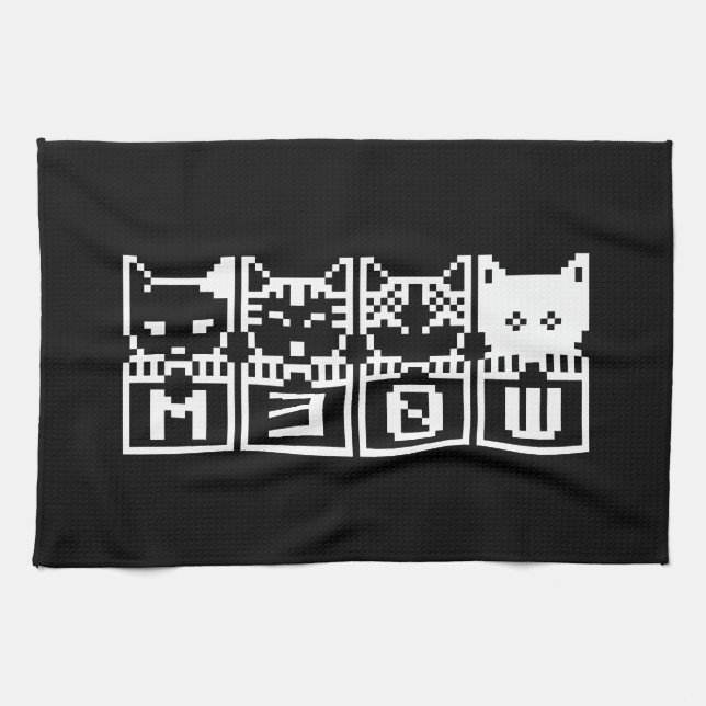 PAÑO DE COCINA LOS CATS M30W DE 8 BITS (Horizontal)