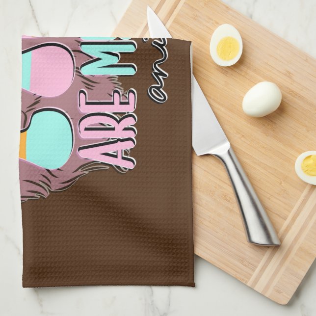 Paño De Cocina Los cerdos de Guinea son mi animal espiritual (Doblado Cuarto)