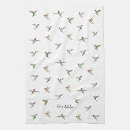 Paño De Cocina Los colibríes de la personalizado Anna