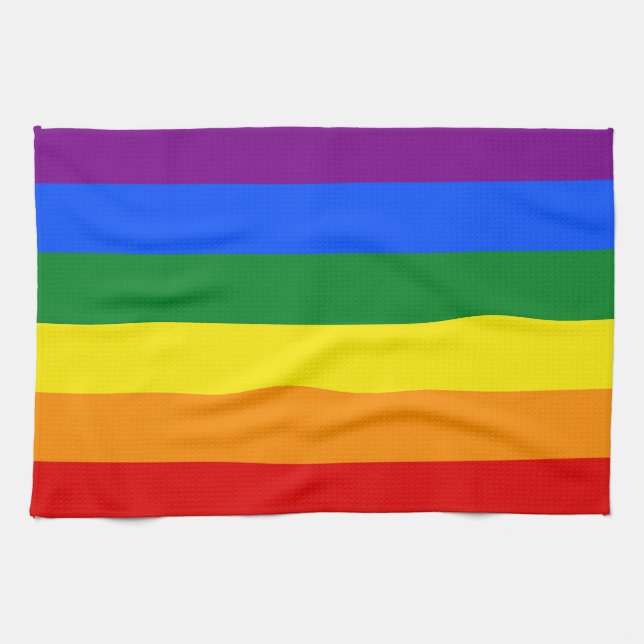 Paño De Cocina Los colores del arcoiris (Horizontal)