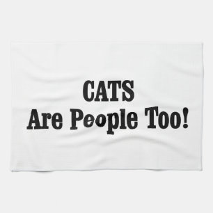 Paño De Cocina ¡Los GATOS También Son Personas!