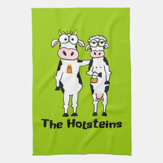 Paño De Cocina Los Holsteins (Vertical)