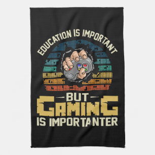 Paño De Cocina los juegos son más importantes