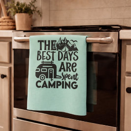 Paño De Cocina Los Mejores Días Se Pasan Camping
