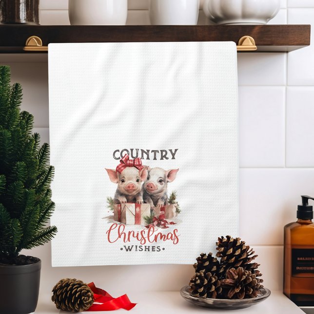 Paño De Cocina Los Navidades de los países rusos quieren un cerdo (Subido por el creador)