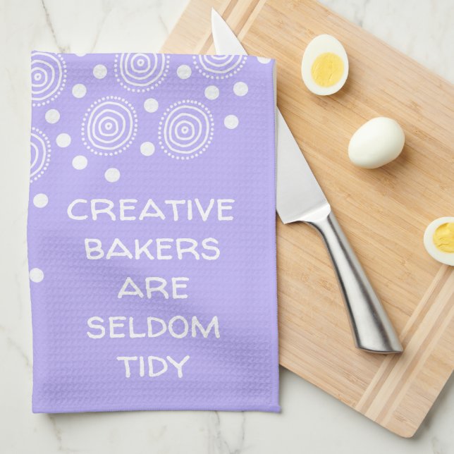 Paño De Cocina Los panaderos creativos rara vez son tacaños (Doblado Cuarto)