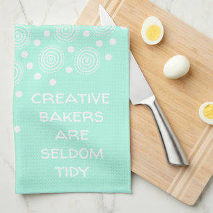 Paño De Cocina Los panaderos creativos rara vez son Tidy Pastel