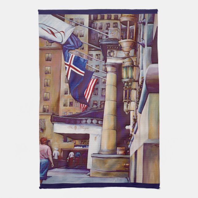 Paño De Cocina Los pilares de la Plaza (Vertical)