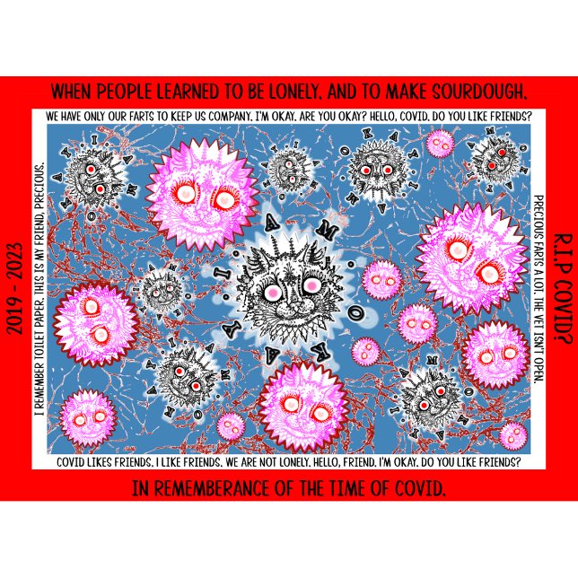 Paño De Cocina Los preciosos recuerdos de COVID (Subido por el creador)