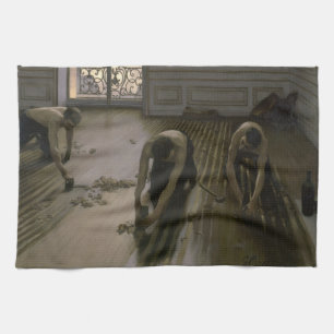 Paño De Cocina Los raspadores de suelos de Gustave Caillebotte