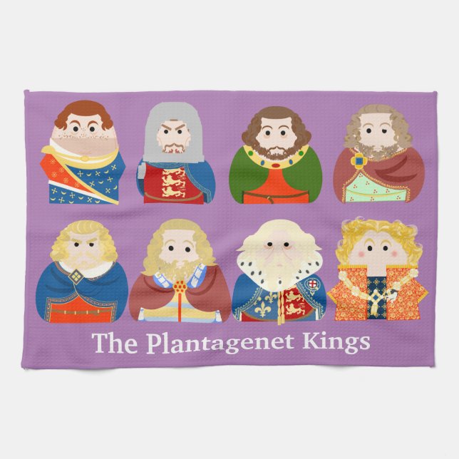 Paño De Cocina Los reyes Plantagenet (Horizontal)