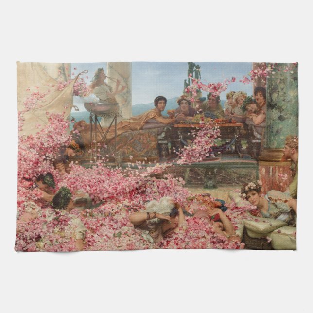 Paño De Cocina Los Rosas de Heliogabalus Sir Lawrence Alma-Tadema (Horizontal)