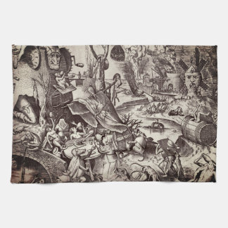 Paño De Cocina Los siete pecados mortales - glotonería