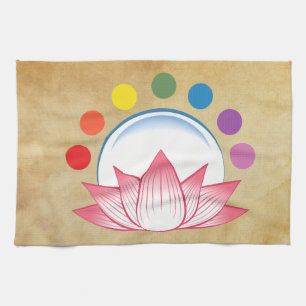 Paño De Cocina Lotus con chakra