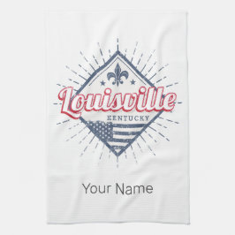 Paño De Cocina Louisville City Kentucky Estados Unidos Vintage US